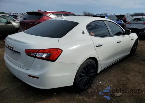 2015 Maserati Ghibli S z USA, uszkodzony, nr VIN ZAM57RTA2F1143265